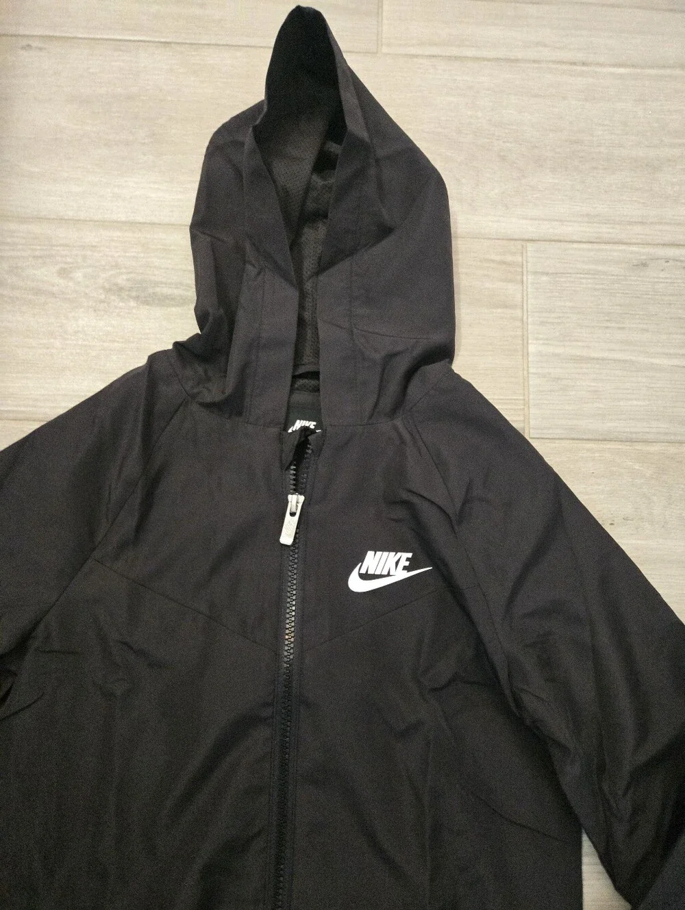 Nike Kids Split Futura Raglan Windrunner Hooded Jacket Size 7 Little Kid